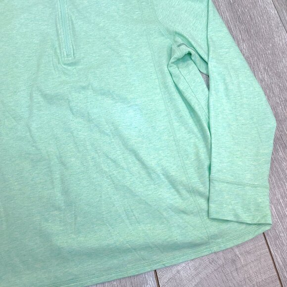 Tommy Bahama Mens 1/4 Zip Island Zone Size Medium Green Solid Pullover Golf - Picture 3 of 7
